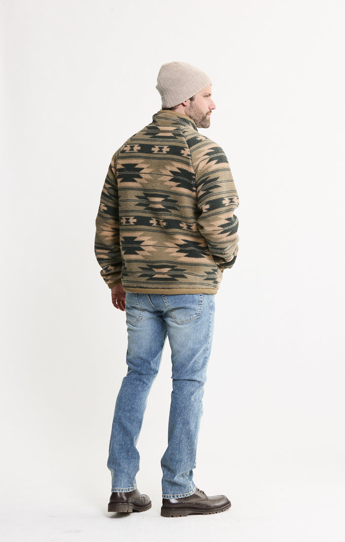 Sherpa Jacquard Full Zip Jacket