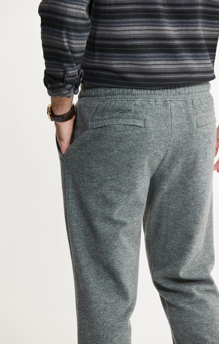 Wool Blend Knit Jogger Pants