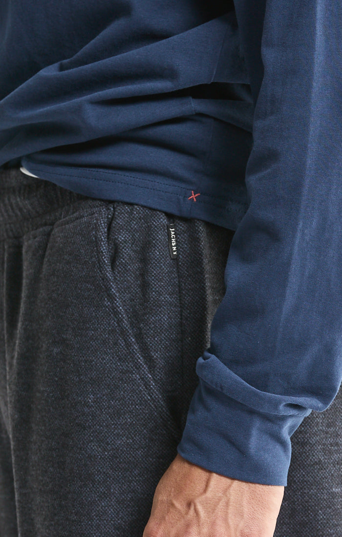 Wool Blend Knit Jogger Pants