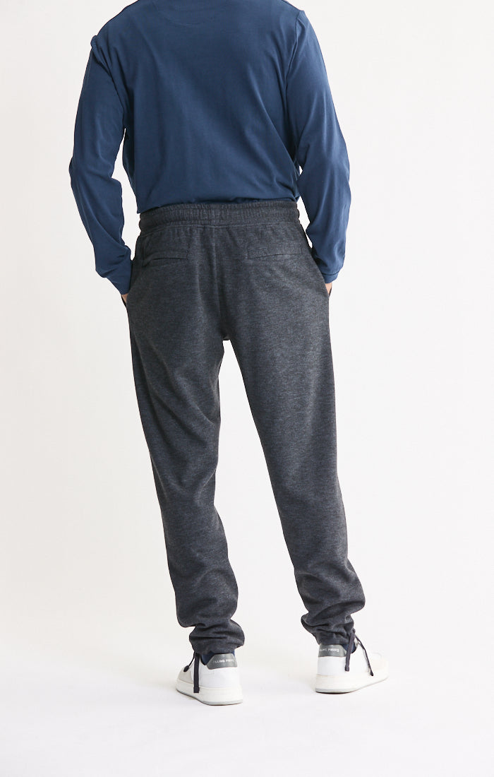 Wool Blend Knit Jogger Pants