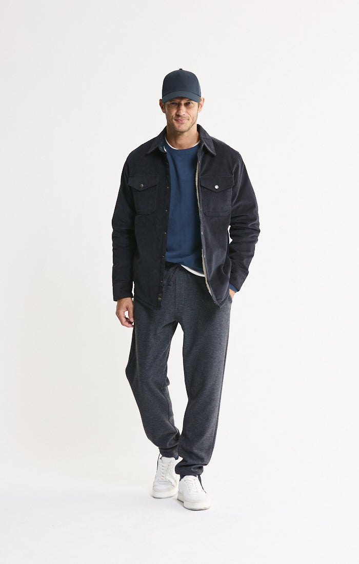 Sherpa Lined Corduroy Shirt Jacket