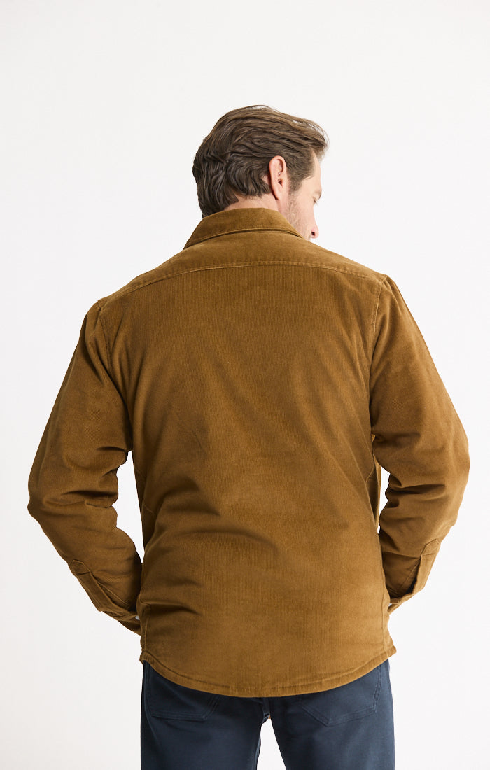Sherpa Lined Corduroy Shirt Jacket