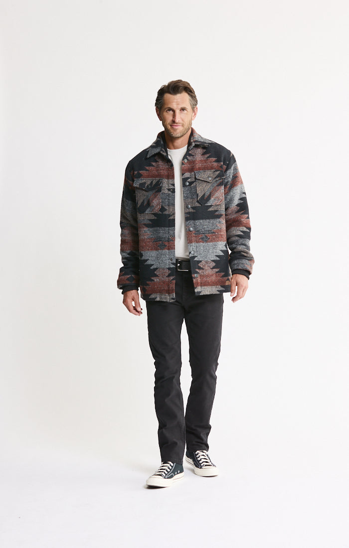 Sherpa Lined Wool Blend Jacket