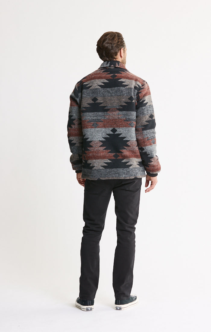 Sherpa Lined Wool Blend Jacket