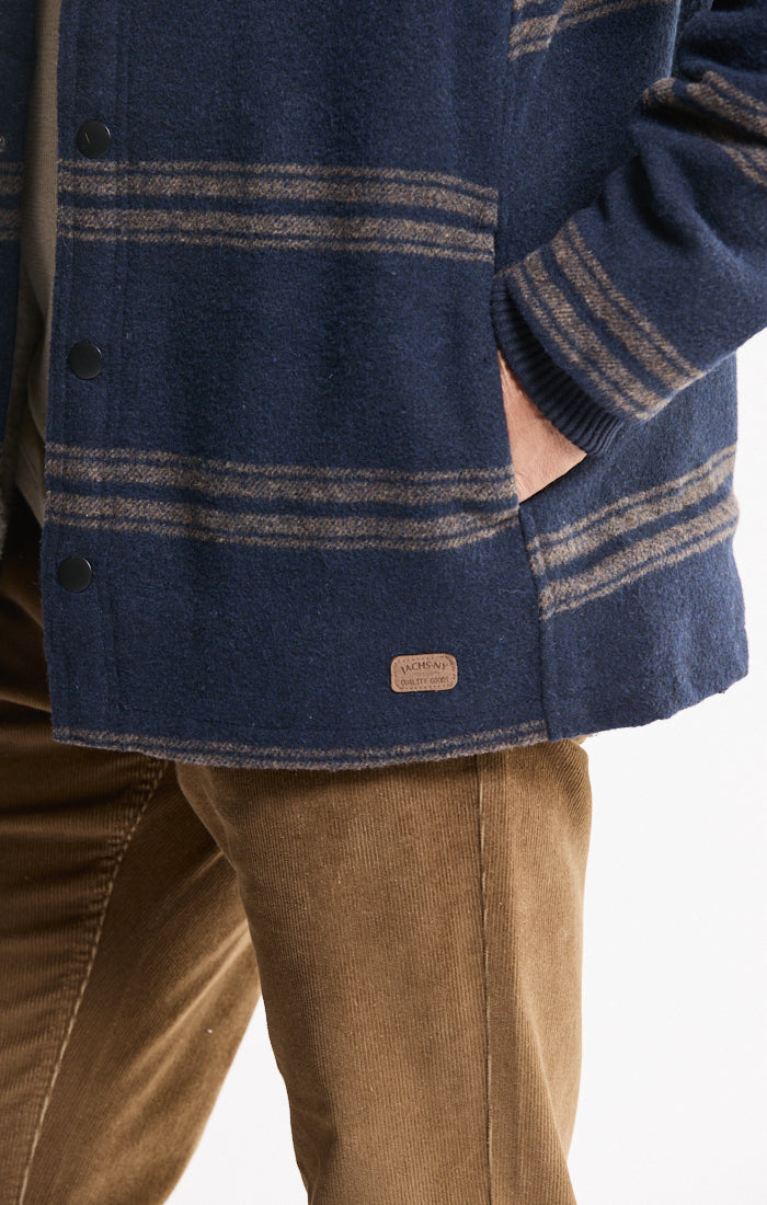 Sherpa Lined Wool Blend Jacket