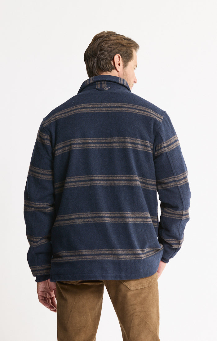 Sherpa Lined Wool Blend Jacket