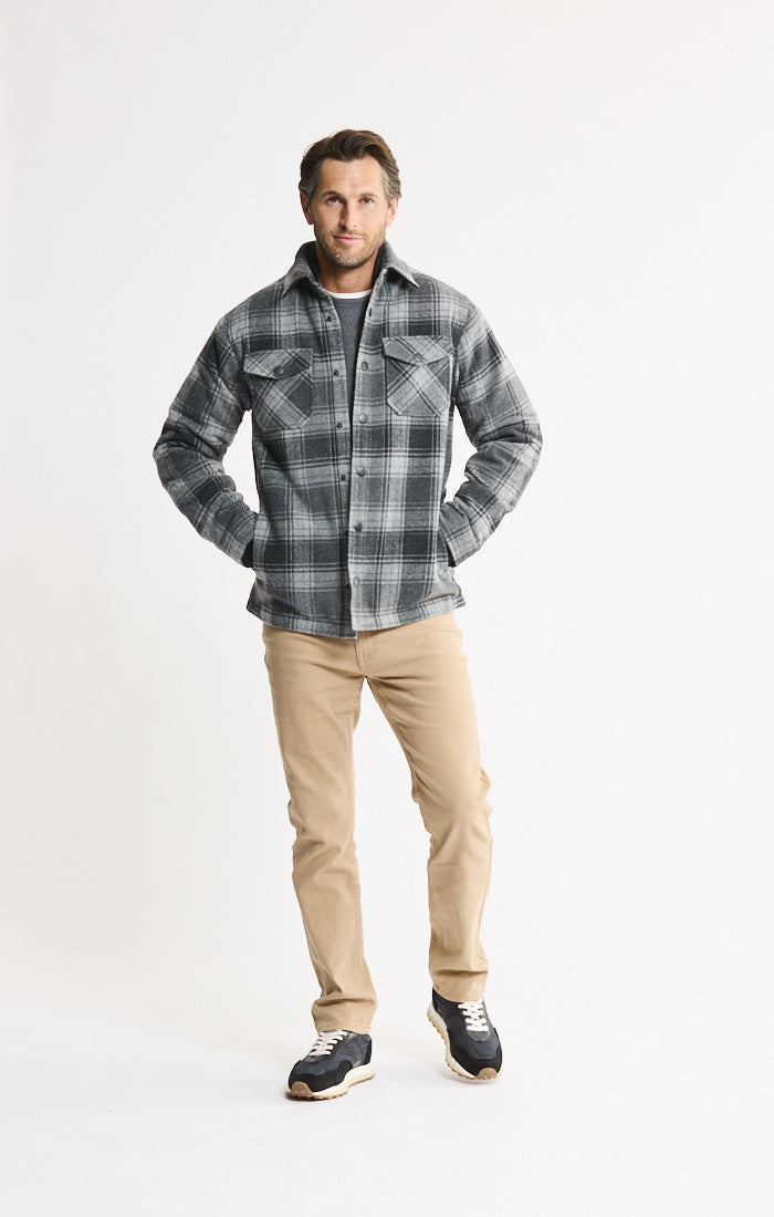 Sherpa Lined Wool Blend Jacket
