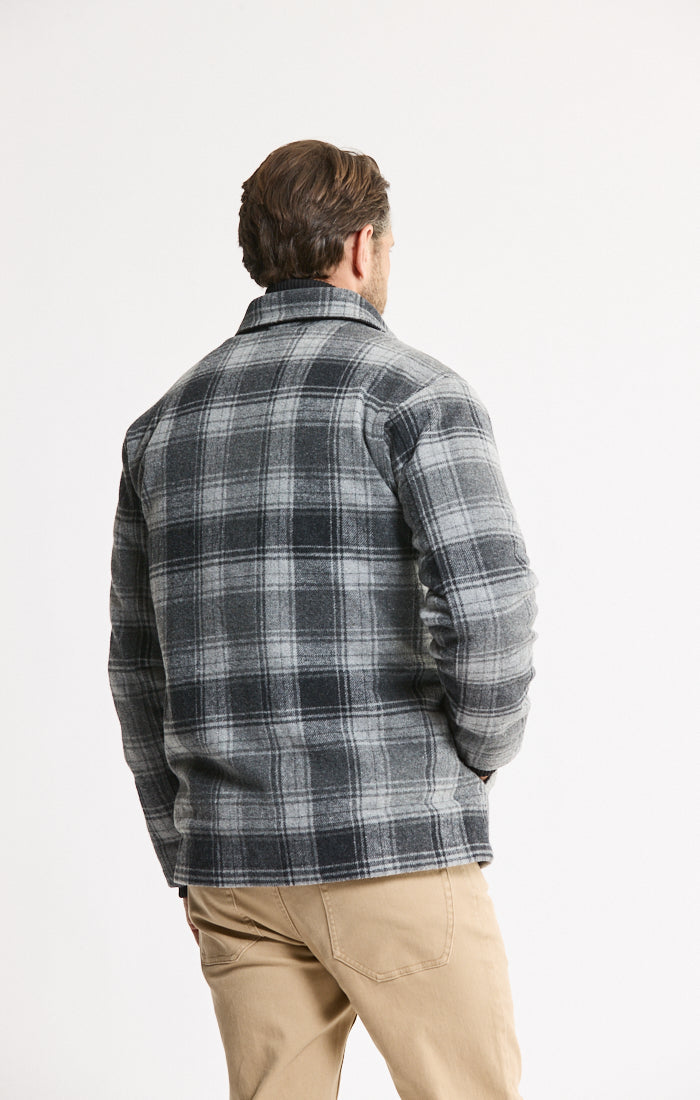 Sherpa Lined Wool Blend Jacket