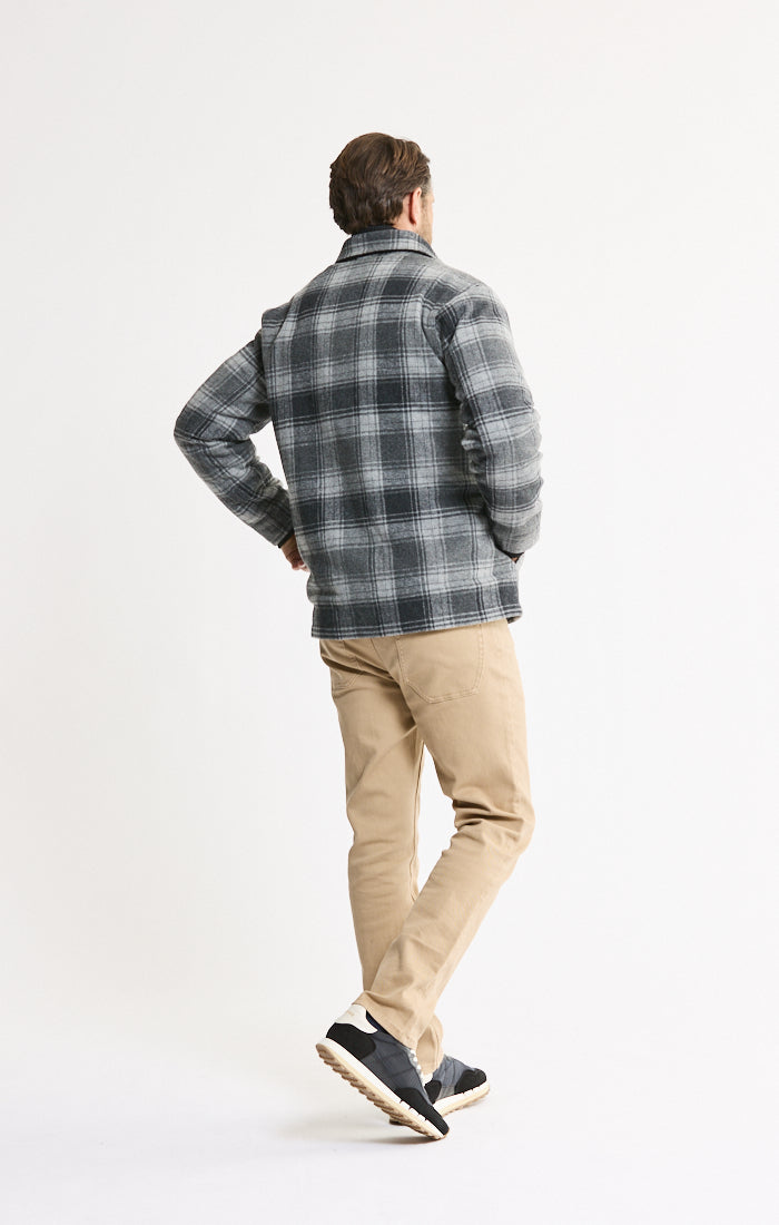 Sherpa Lined Wool Blend Jacket