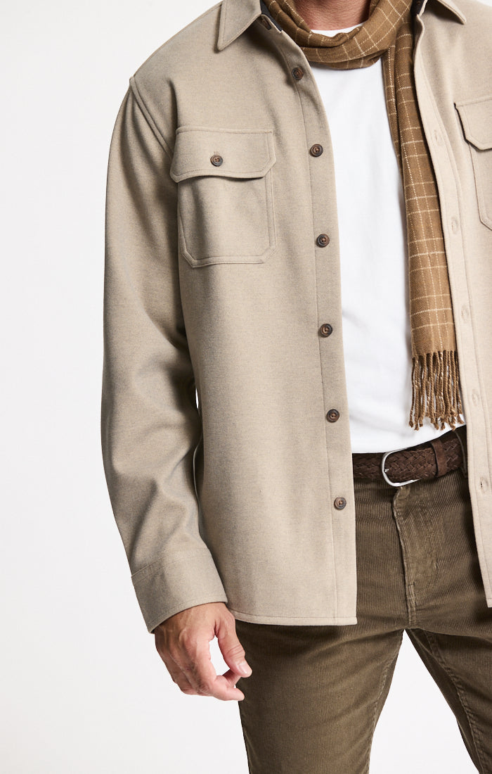 Brushed Twill Overshirt