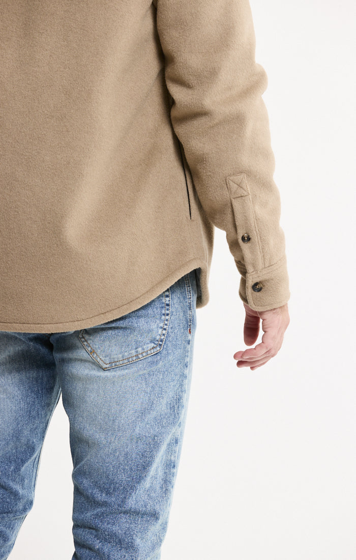 Luxe Soft-Blend Quilt Lined Overshirt