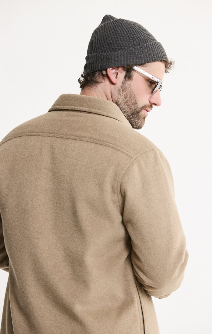 Luxe Soft-Blend Quilt Lined Overshirt