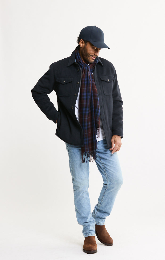 Luxe Soft-Blend Quilt Lined Overshirt