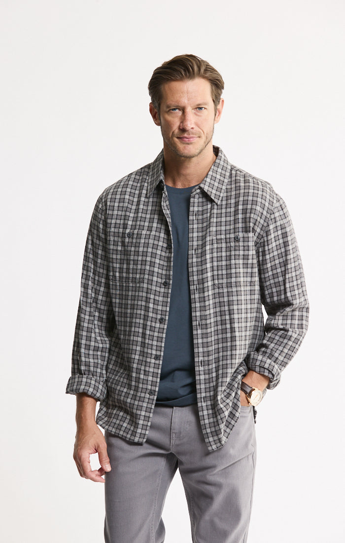 Rye Lightweight Flannel Utility Workshirt