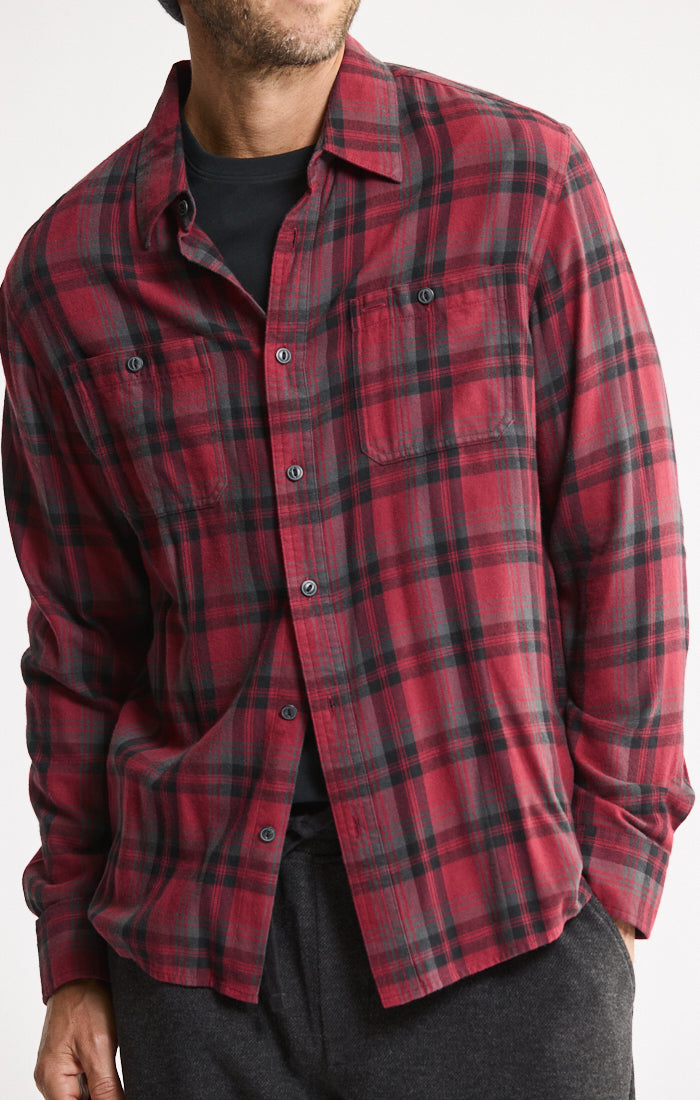Rye Lightweight Flannel Utility Workshirt