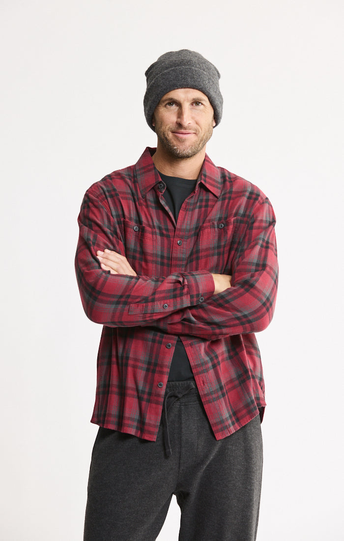 Rye Lightweight Flannel Utility Workshirt