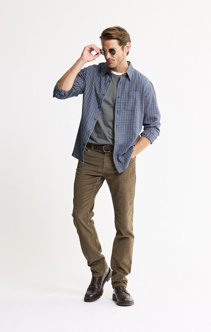 Manor Twill Button-Up Flannel Shirt