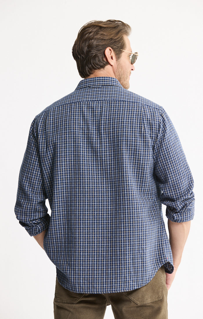 Manor Twill Button-Up Flannel Shirt