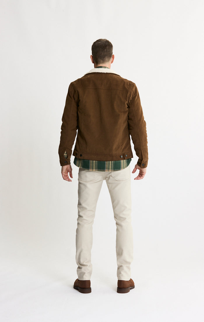 Sherpa Lined Corduroy Trucker Jacket