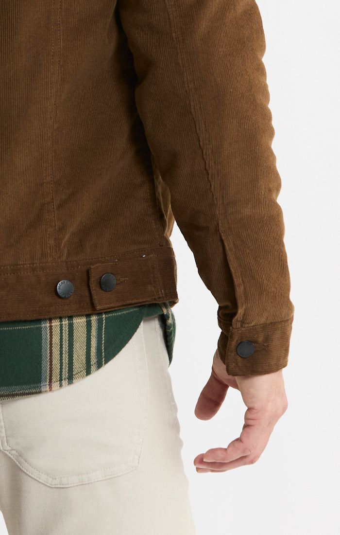 Sherpa Lined Corduroy Trucker Jacket