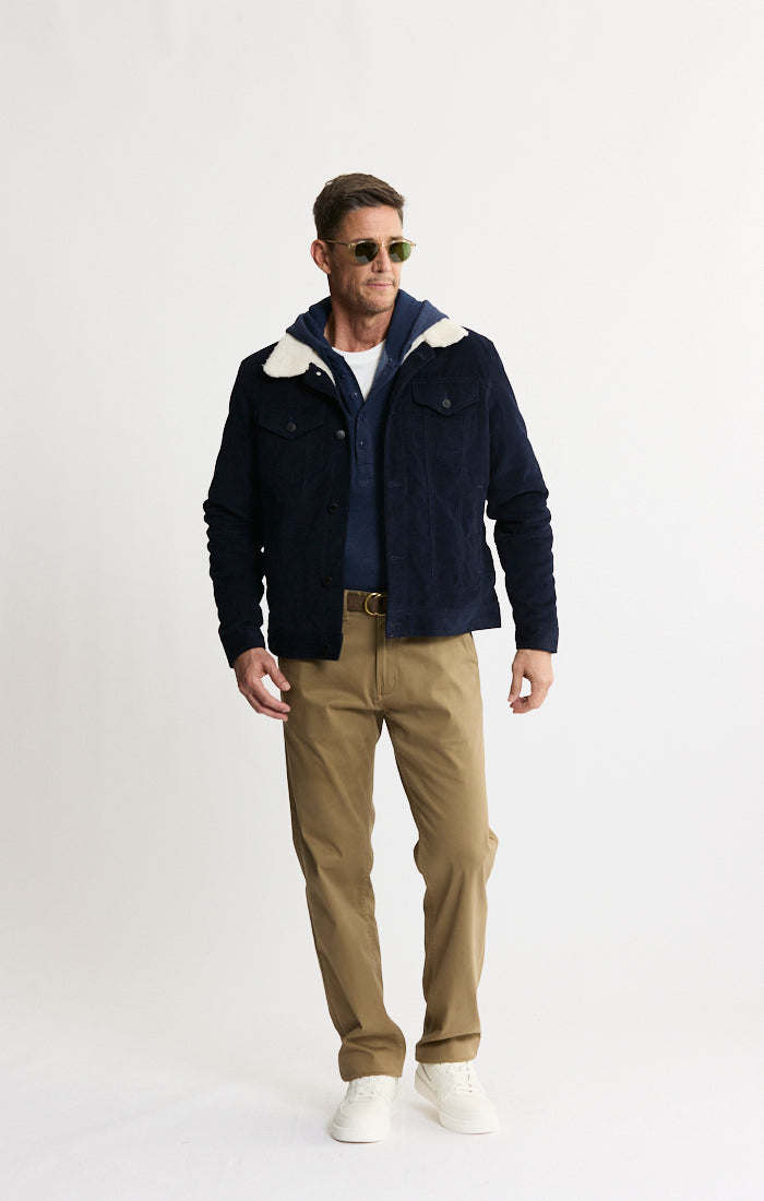 Sherpa Lined Corduroy Trucker Jacket