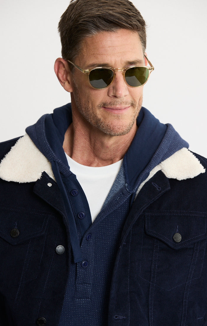 Sherpa Lined Corduroy Trucker Jacket