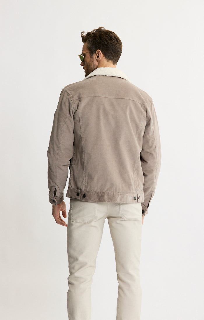 Sherpa Lined Corduroy Trucker Jacket