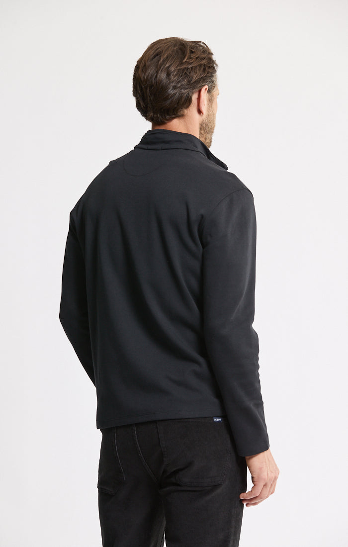 Cotton Modal Blend Quarter Zip Pullover