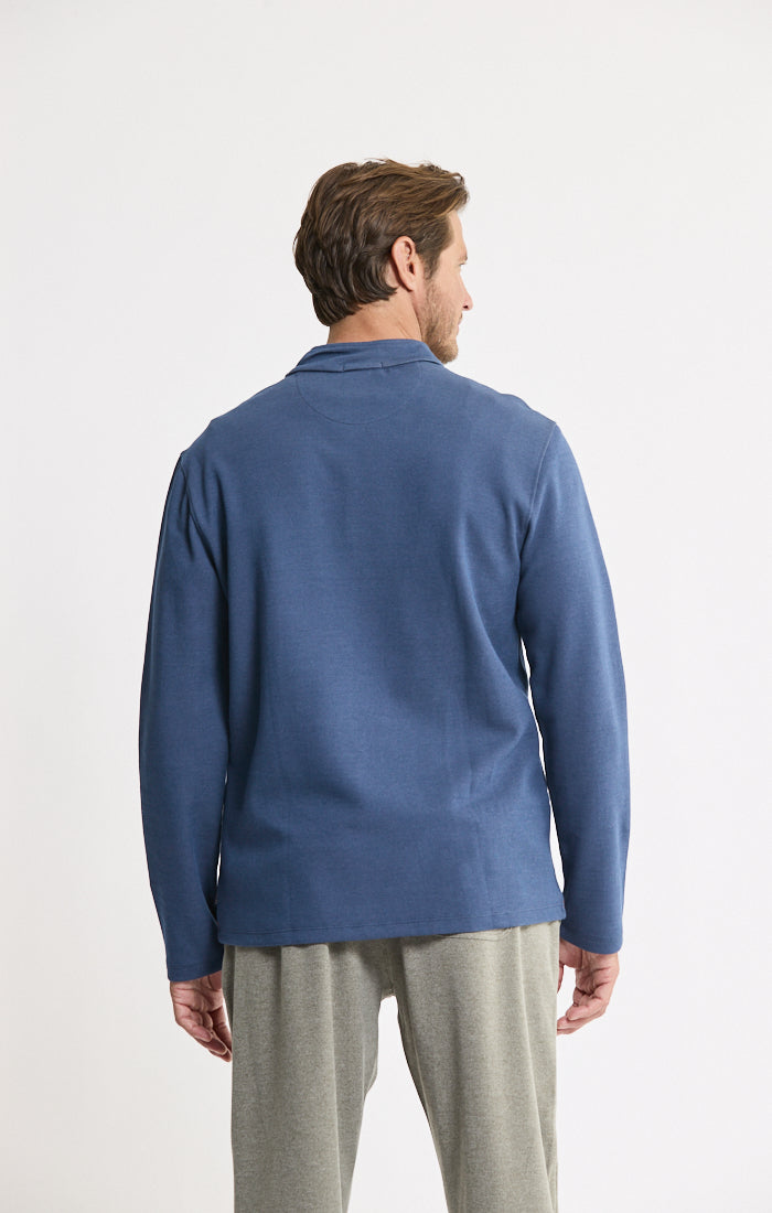 Cotton Modal Blend Quarter Zip Pullover