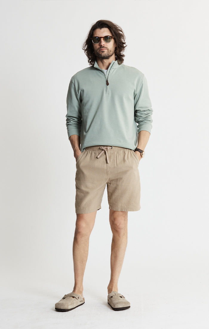 Linen Pull On Shorts
