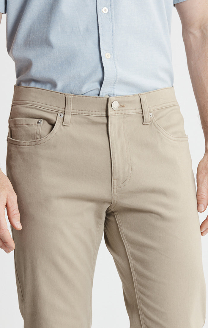 Stretch Cotton 5-Pocket Pants