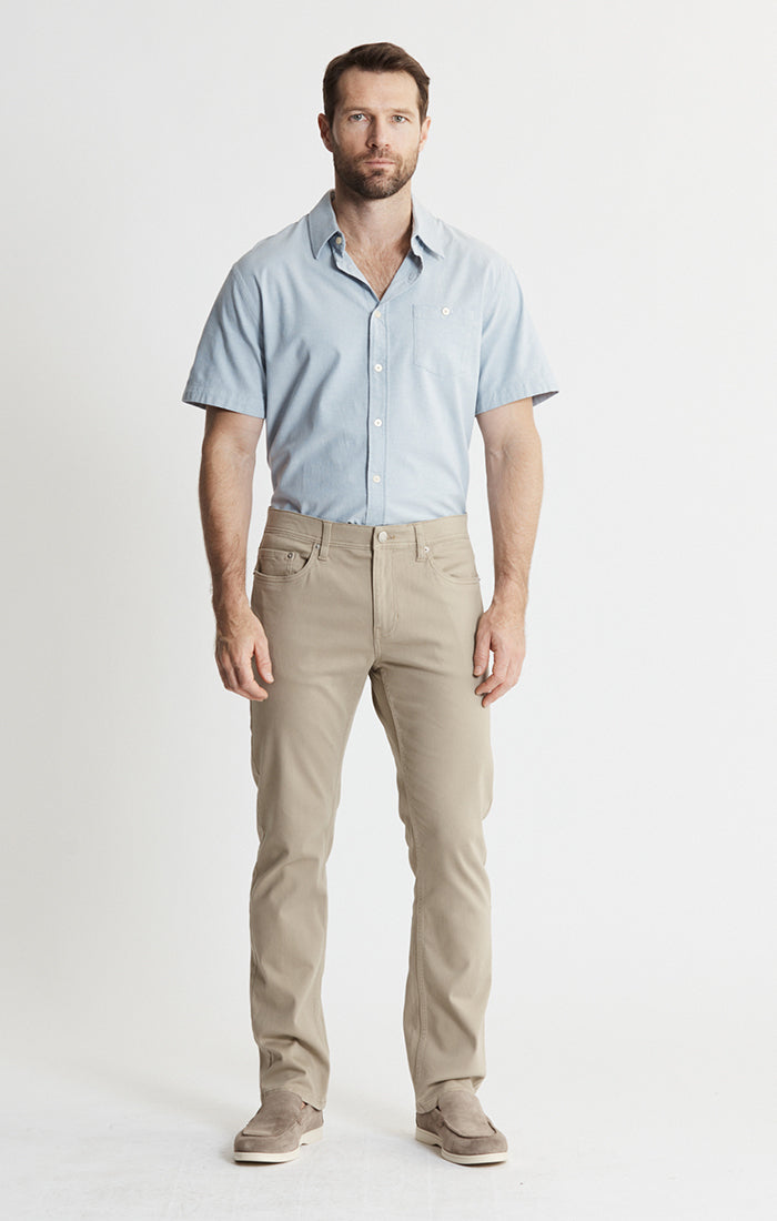 Stretch Cotton 5-Pocket Pants