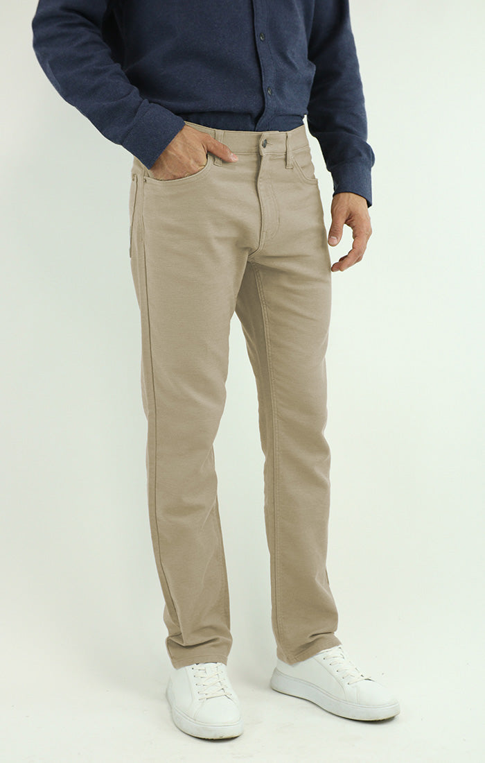 Stretch Straight Fit 5 Pocket Twill Pant