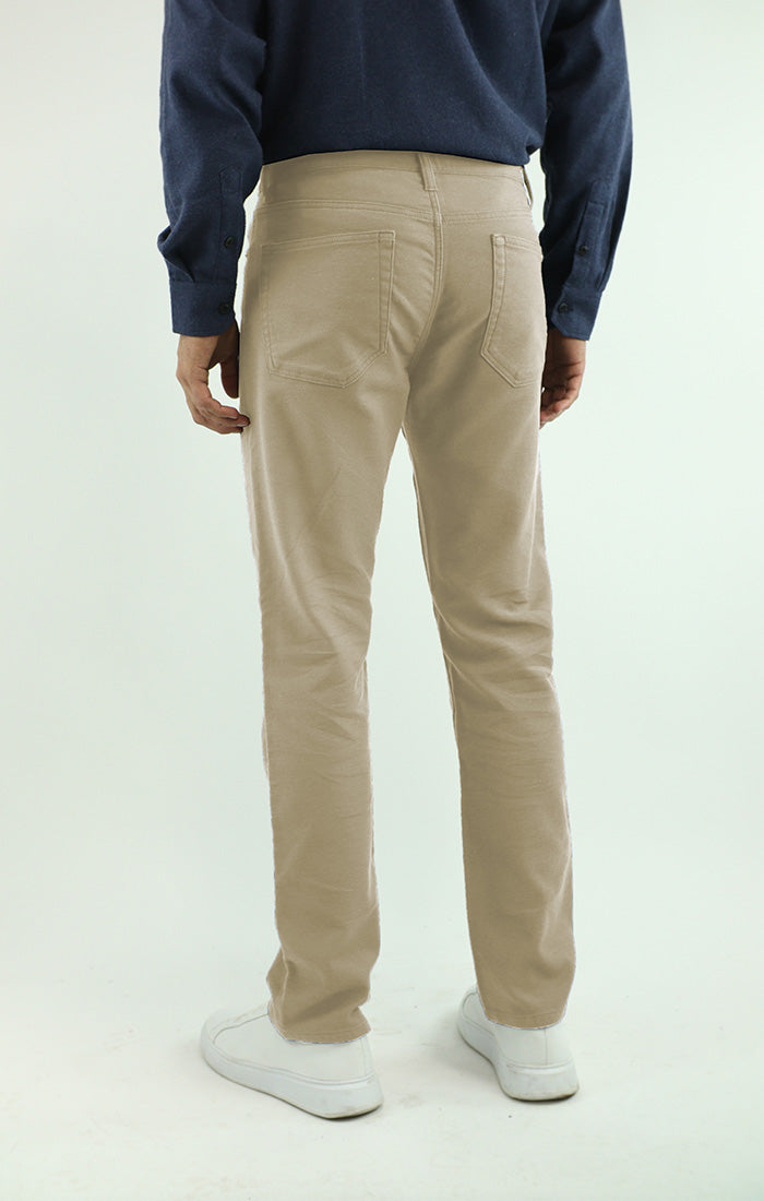 Stretch Straight Fit 5 Pocket Twill Pant