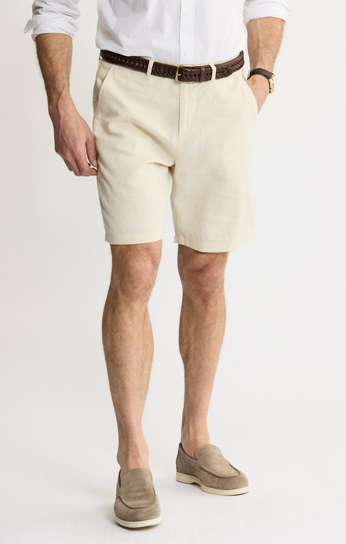 Linen Blend Bleecker Shorts