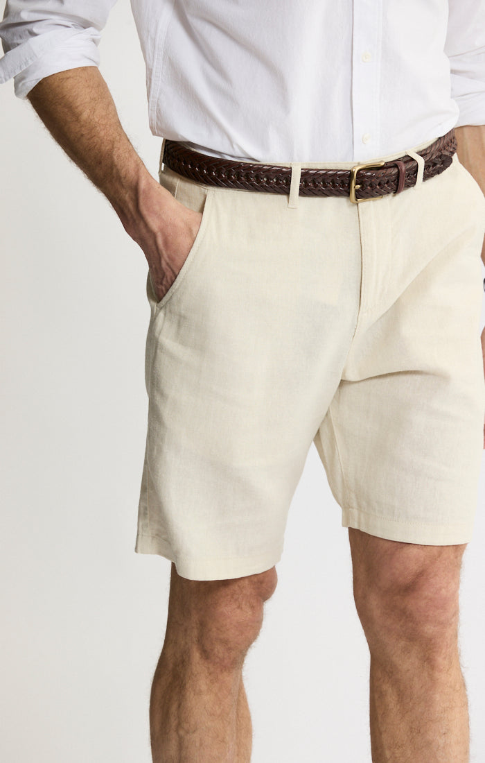 Linen Blend Bleecker Shorts