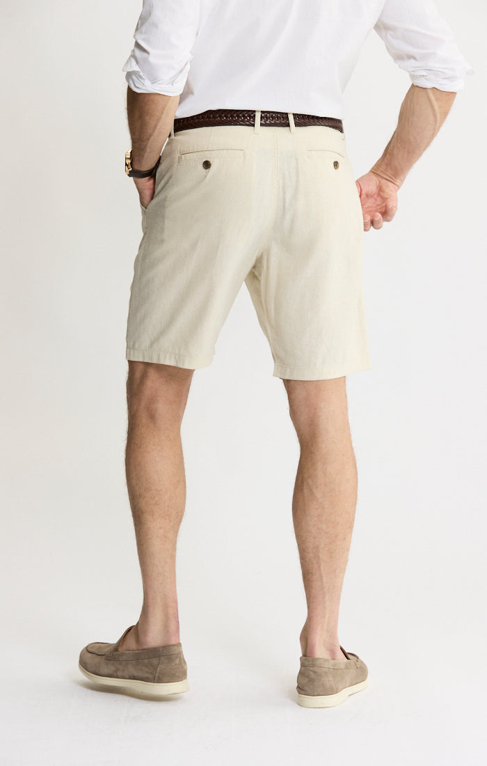 Linen Blend Bleecker Shorts