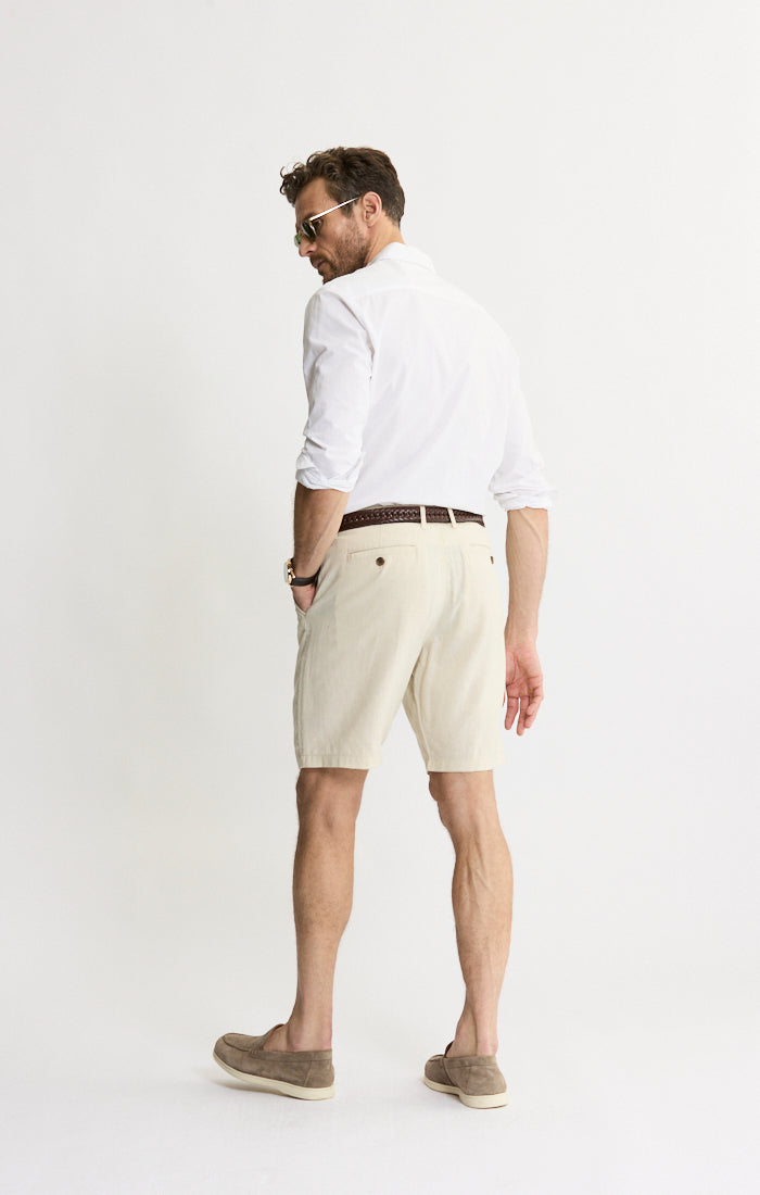 Linen Blend Bleecker Shorts