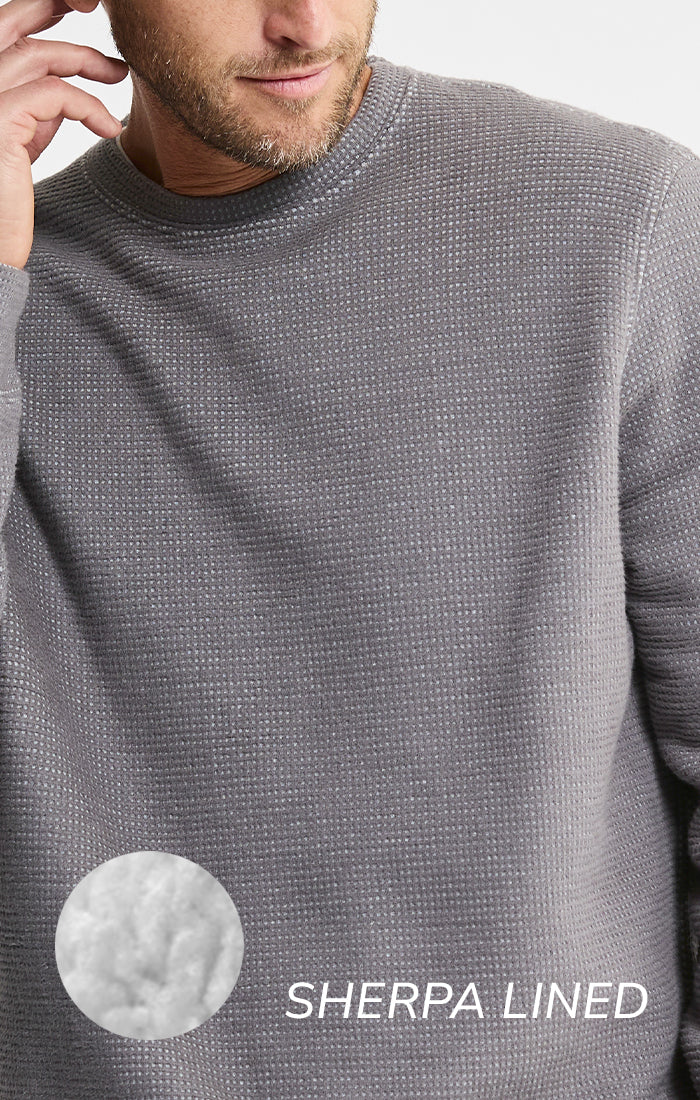 Sherpa Lined Crewneck Sweatshirt