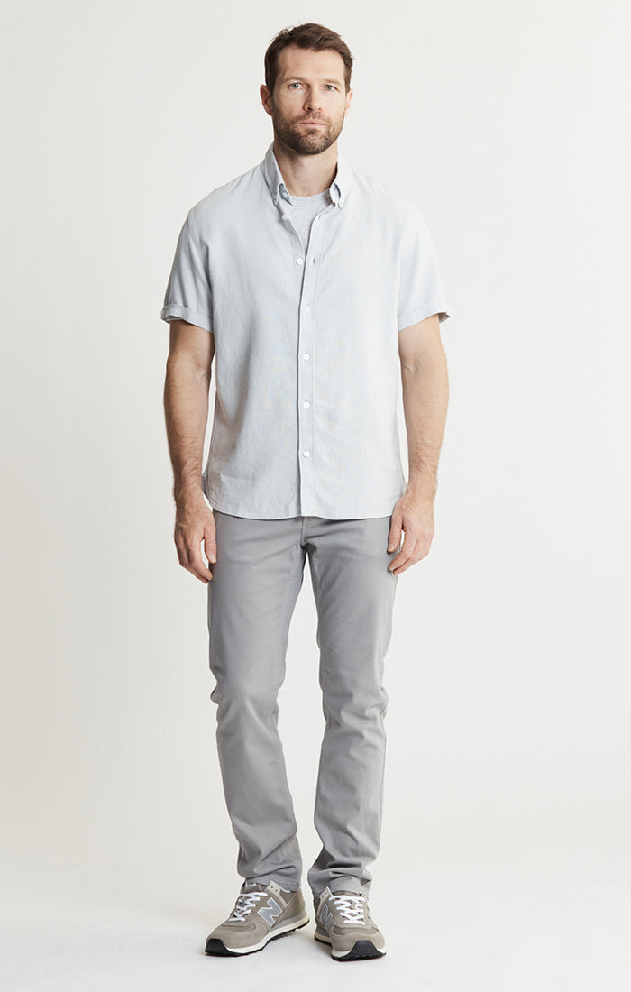 Noho Short Sleeve Linen Viscose Shirt