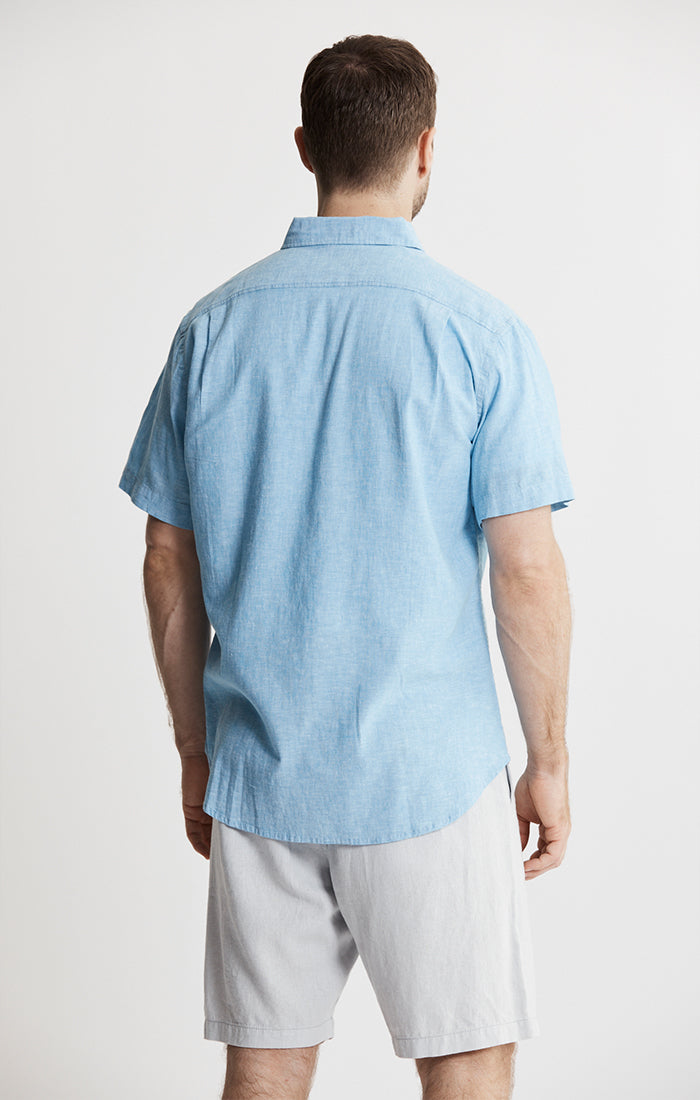 Cotton Linen Short Sleeve Shirt