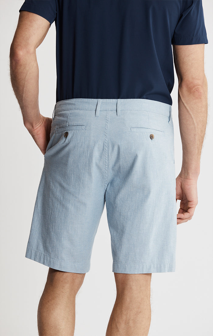 Stretch Chambray Shorts