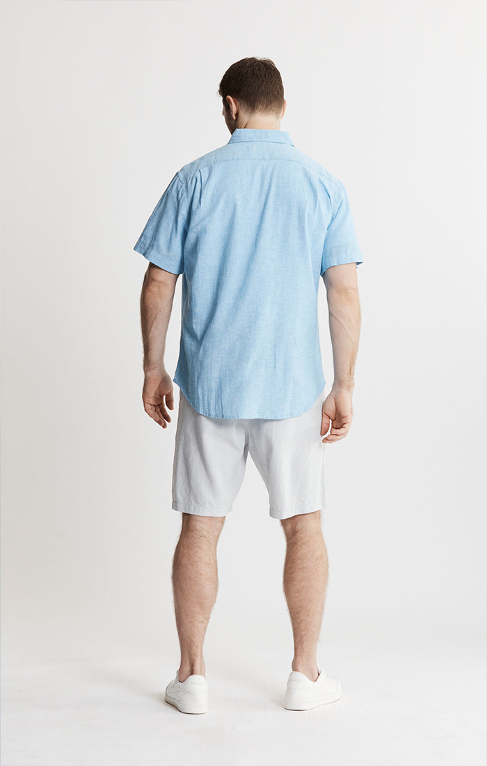 Cotton Linen Short Sleeve Shirt