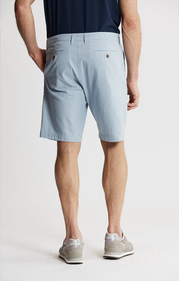 Stretch Chambray Shorts