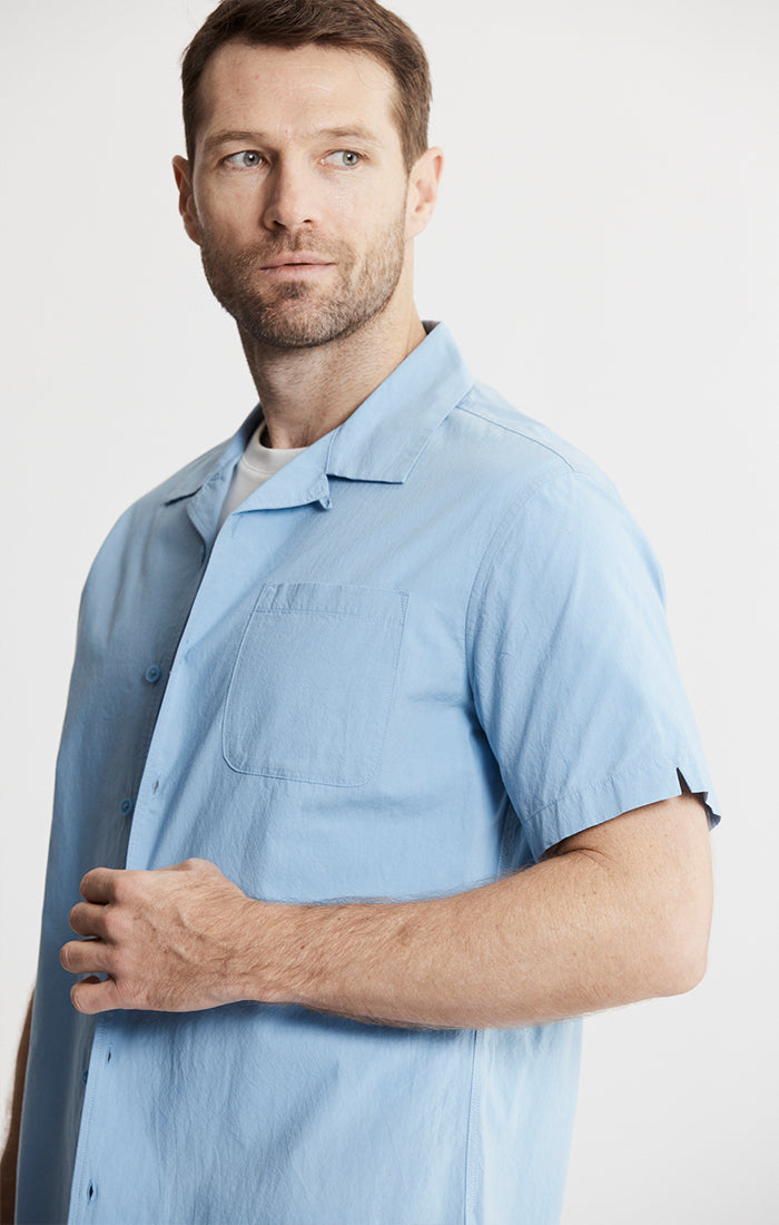 Paper Touch Short Sleeve Camp Shirt