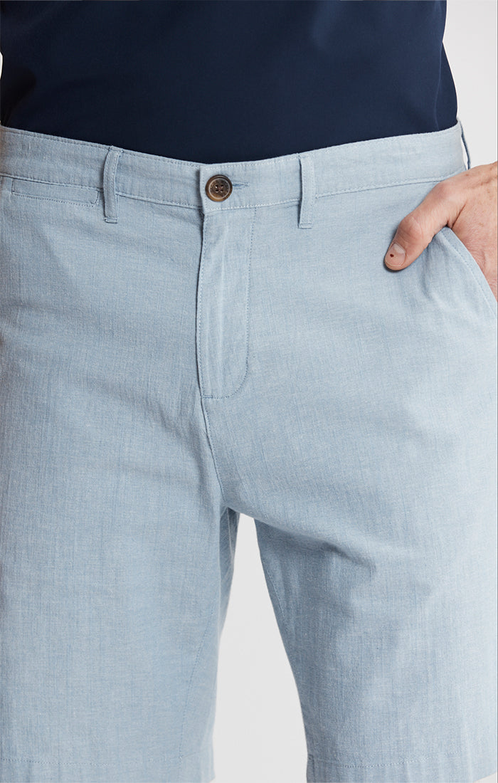 Stretch Chambray Shorts