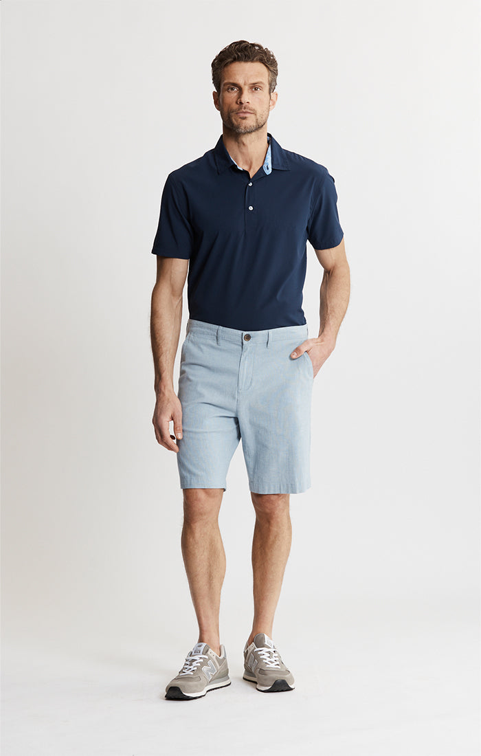 Stretch Chambray Shorts