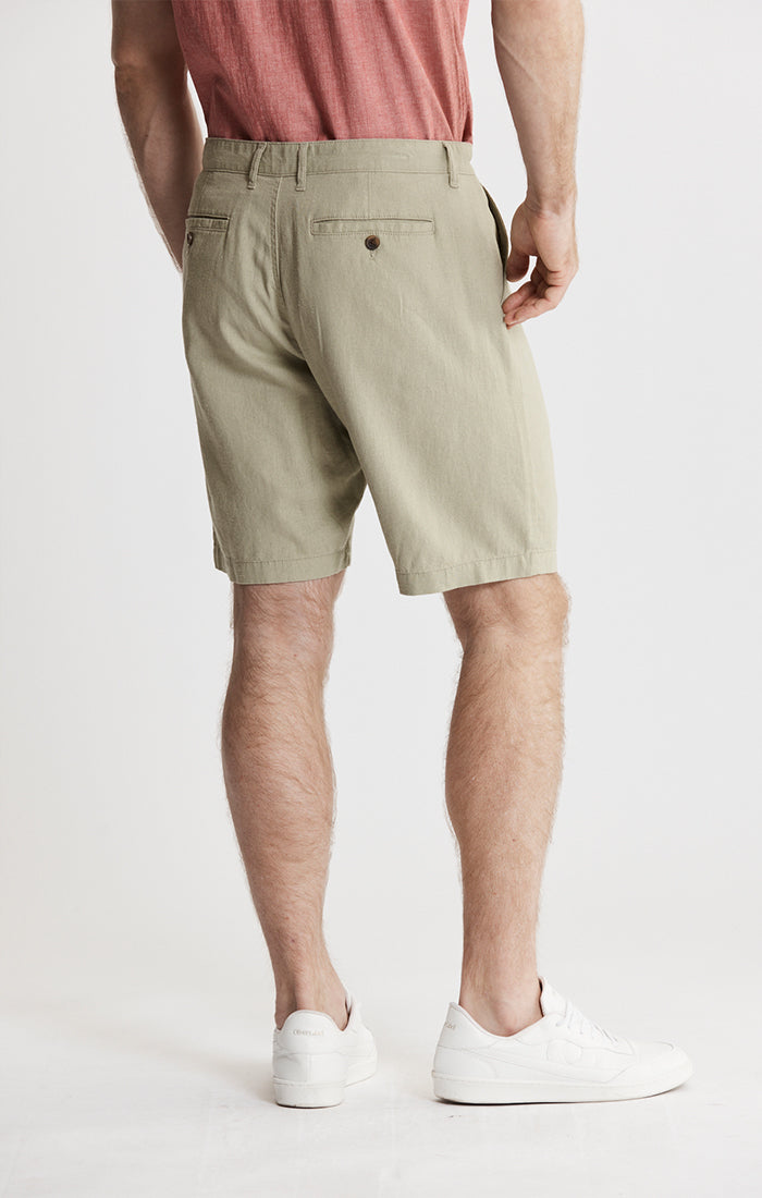 Linen Blend Bleecker Shorts