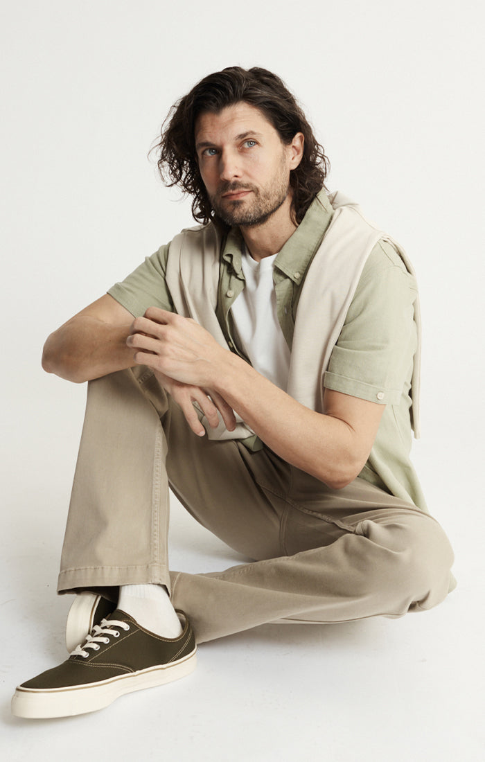 Noho Short Sleeve Linen Viscose Shirt