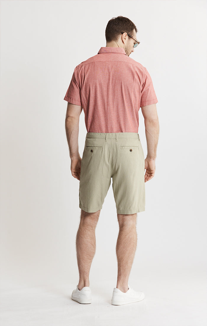 Linen Blend Bleecker Shorts